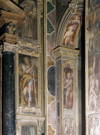 Fragment fresków z 1629 roku autorstwa Antonio d