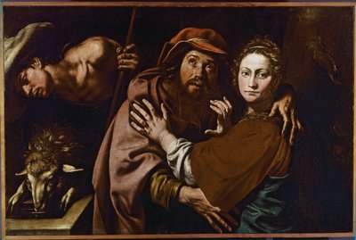 Jakub i Rebeka, ok. 1625 (olej na płótnie) autorstwa Tanzio da Varallo
