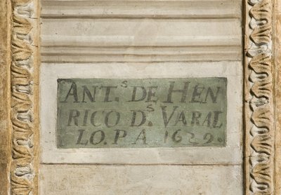 Podpis Artysty, Kaplica Anioła Stróża autorstwa Tanzio da Varallo