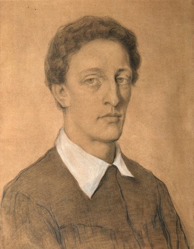 Portret poety Aleksandra Błoka”, 1880-1921, 1906. autorstwa Tatyana Nikolaevna Gippius