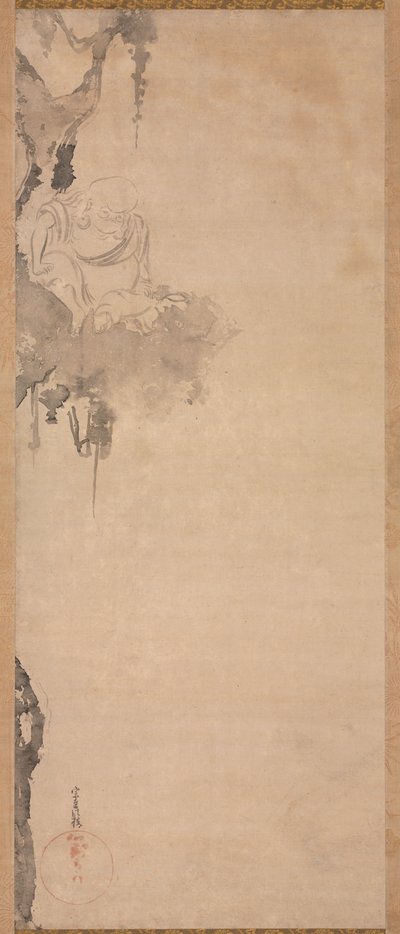 Kapłan Zen Choka, 1600-1640. autorstwa Tawaraya Sotatsu