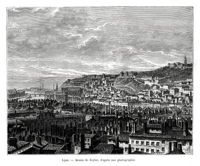 Lyon, Francja, XIX w. autorstwa Taylor