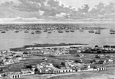 Montevideo, Urugwaj, 1895. autorstwa Taylor