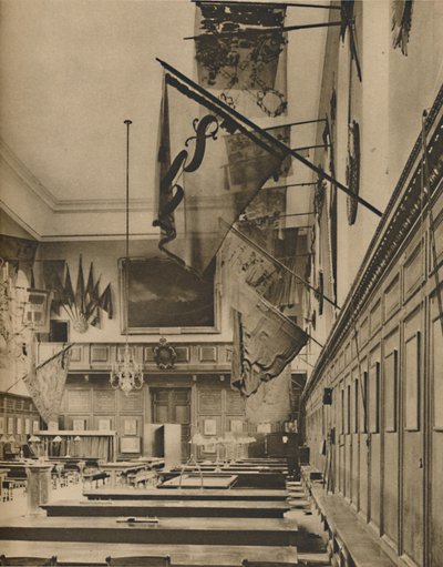 Gdzie emeryci jedzą w chwalebnie poszarpanych kolorach, c1935. autorstwa Taylor