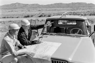 Mineralogowie planują odkrywkę w kopalni Morenci dla Phelps Dodge Smelter Douglas Arizona autorstwa Ted Spiegel