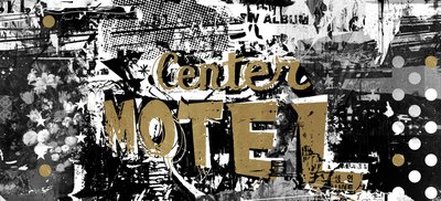 Centre Motel, 2015 (kolaż na płótnie) autorstwa Teis Albers