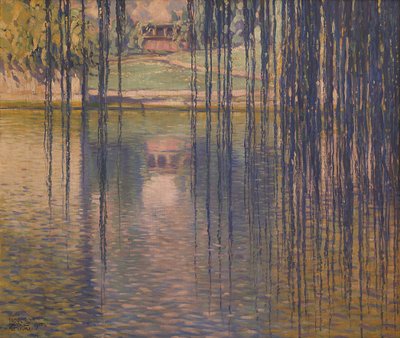 Wierzby nad jeziorem, 1915. autorstwa Teodoro Wolf Ferrari