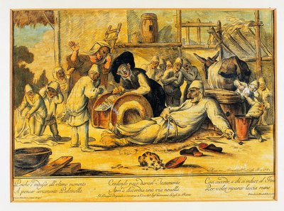Robienie Pulcinelli będzie autorstwa Blaise Nicolas Le Sueur