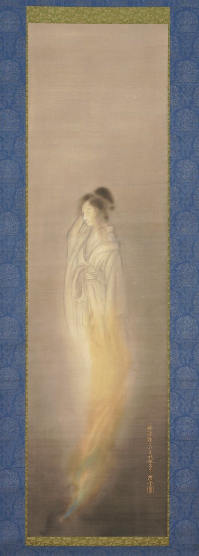 Duch [prawy z pary], lipiec 1900 (tusz i jasny kolor na jedwabiu) autorstwa Terasaki Kogyo