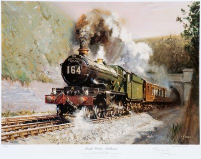 South Wales Pullman, ok. 1971 r. (wydruk) autorstwa Terence Cuneo