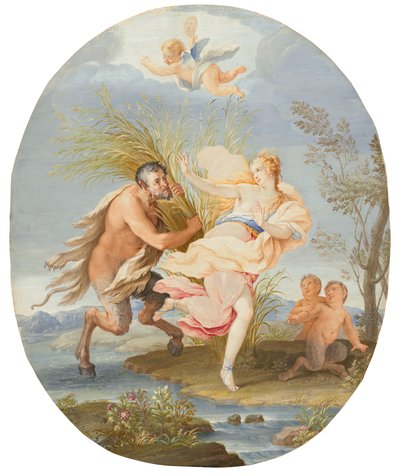 Pan i Syrinx autorstwa Teresa del Po