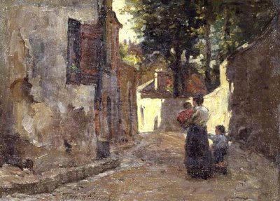 Boczna ulica, Honfleur autorstwa Terrick Williams