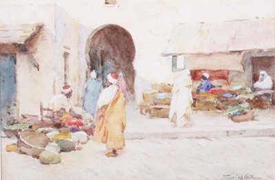 Sprzedawcy owoców, Kairouan autorstwa Terrick Williams