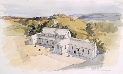 Kirkham Priory, North Yorkshire, 1989 autorstwa Terry Ball