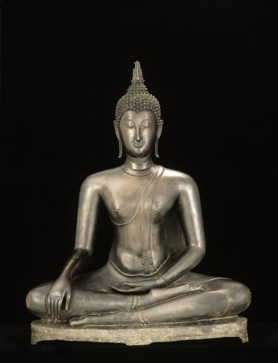 Budda, szczęśliwy okres (brąz) autorstwa Thai School
