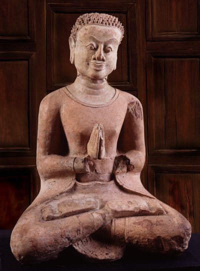 Uczeń, Okres Daharavati (terakota) autorstwa Thai School