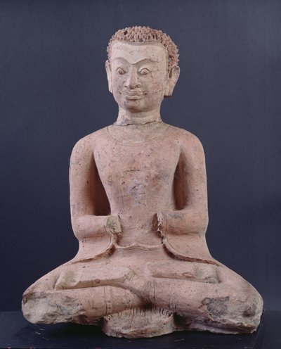 Uczeń w adoracji (terakota) autorstwa Thai School