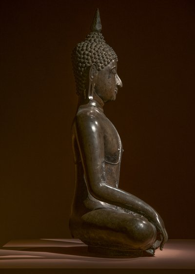 Budda Maravijaya. Tajlandia. Druga połowa XV. Rzeźba autorstwa Thai School