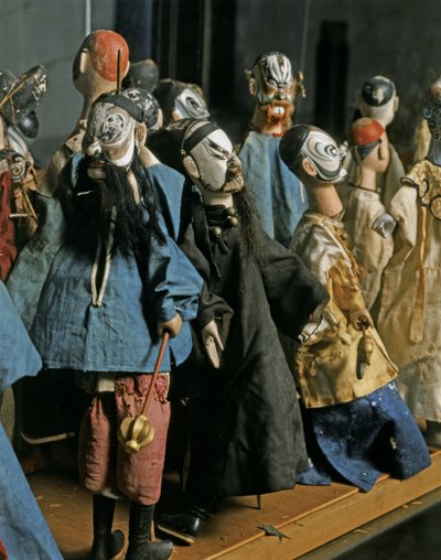 THAI ART: Marionetki postaci z Ramajany. Styl Bangkoku autorstwa Thai School
