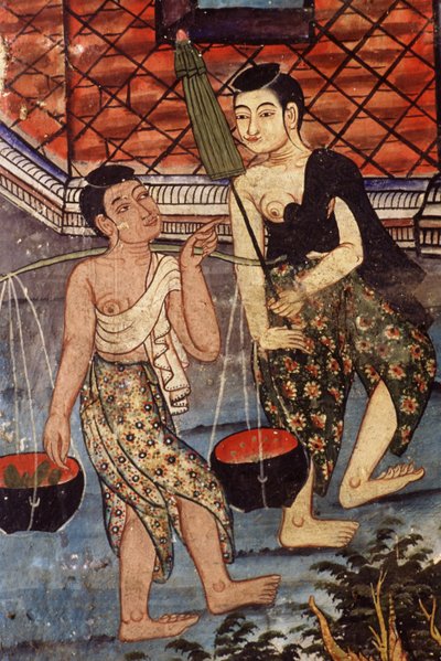 Tajki (mural) autorstwa Thai School