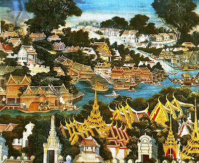 Widok na Bangkok autorstwa Thai School