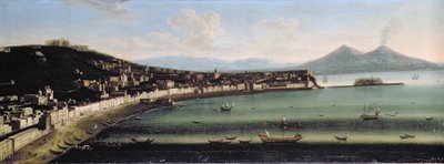 Zatoka Neapolitańska od zachodu, 1710 autorstwa The Metropolitan Master