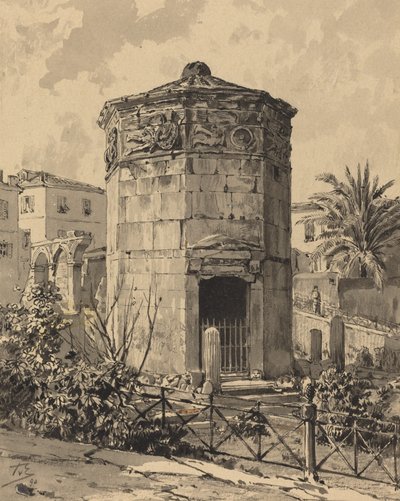Wieża Wiatrów, 1890. autorstwa Themistocles von Eckenbrecher