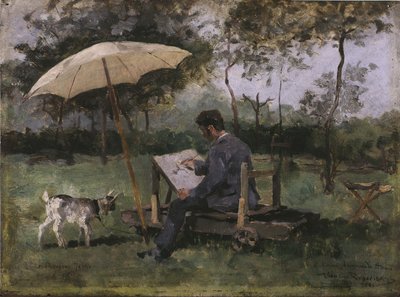 Obraz Armanda Heinsa (olej na desce) autorstwa Théo van Rysselberghe