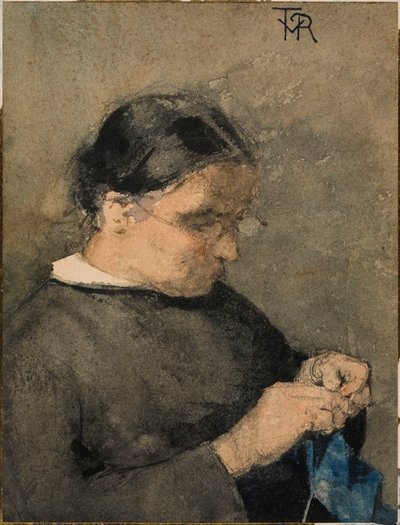 Babcia artysty autorstwa Théo van Rysselberghe