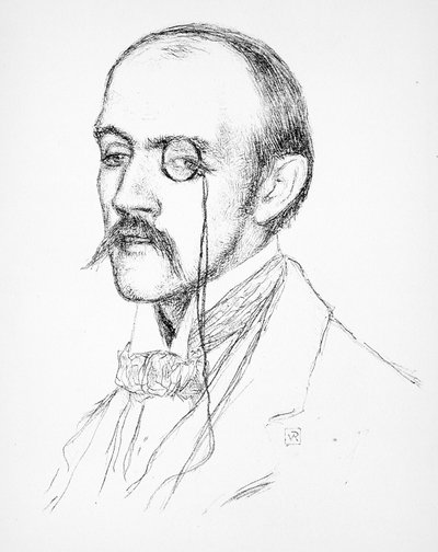 Henri de Régnier autorstwa Théo van Rysselberghe