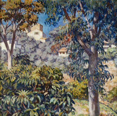 Krajobraz Południa, ok. 1920-1922 autorstwa Théo van Rysselberghe