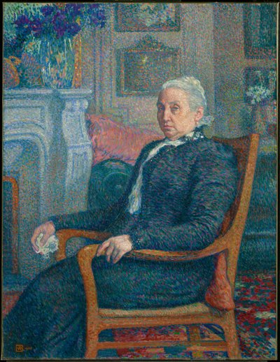 Sylvie Descamps Monnom autorstwa Théo van Rysselberghe