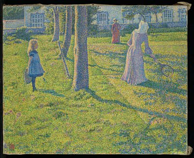 W Thuin lub na imprezie tenisowej autorstwa Théo van Rysselberghe