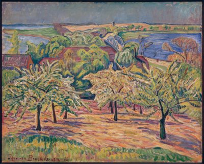 Herrmanns Apfelgarten w Baumgartenbrück autorstwa Theo von Brockhusen