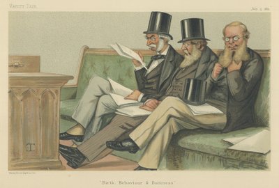 Sprzeciw Jej Królewskiej Mości: Lord JJ Manners, Sir SH Northcote i Sir RA Cross autorstwa Theobald Chartran