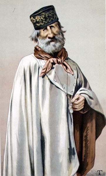 Karykatura „Revolution” z Vanity Fair Giuseppe Garibaldiego autorstwa Theobald Chartran