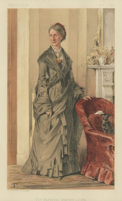 Baronowa Burdett-Coutts autorstwa Theobald Chartran