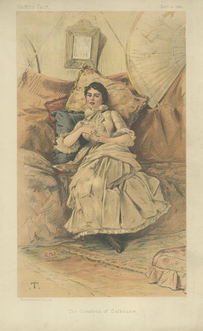 Hrabina Dalhousie autorstwa Theobald Chartran