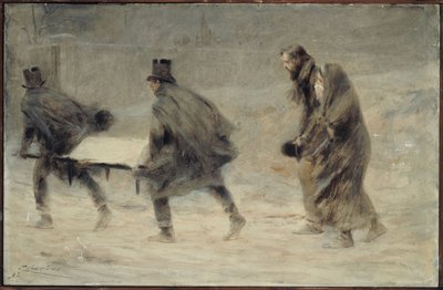 Pogrzeb autorstwa Theobald Chartran