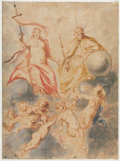 Trójcy Świętej, ok. 1647. autorstwa Theodoor van Thulden