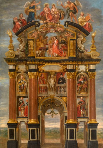 Triumphbogen von König Philipp IV. von Spanien autorstwa Theodoor van Thulden