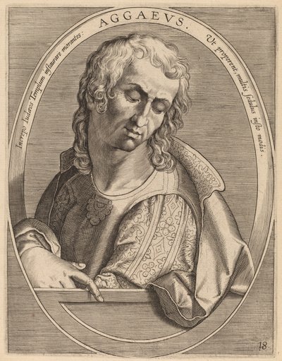 Aggeus autorstwa Theodor Galle after Jan van der Straet