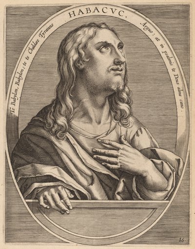 Habachuch autorstwa Theodor Galle after Jan van der Straet