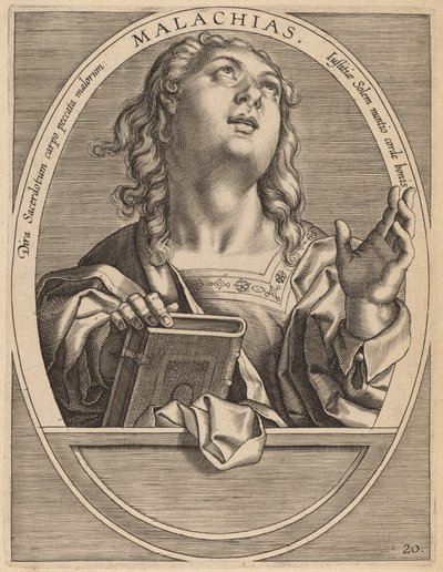 Malachiasze autorstwa Theodor Galle after Jan van der Straet