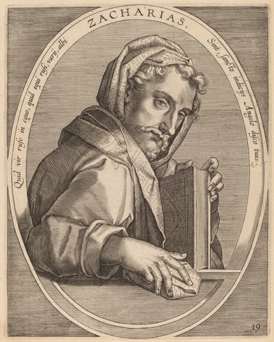 Zaccarias autorstwa Theodor Galle after Jan van der Straet