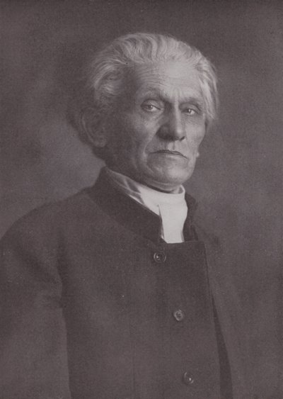Stefan George, niemiecki poeta symbolista (zdjęcie czarno-białe) autorstwa Theodor Hilsdorf