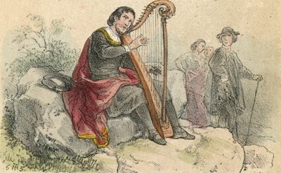 Śpiewak ballad autorstwa Theodor Hosemann