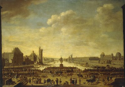 Widok na Paryż z Point de la Cite, autorstwa Theodor Matham