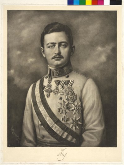 Cesarz Austrii Karol I autorstwa Theodor Mayerhofer