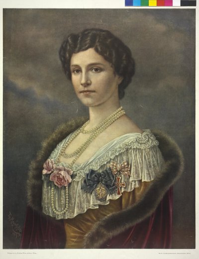 Cesarzowa Austrii Zita autorstwa Theodor Mayerhofer